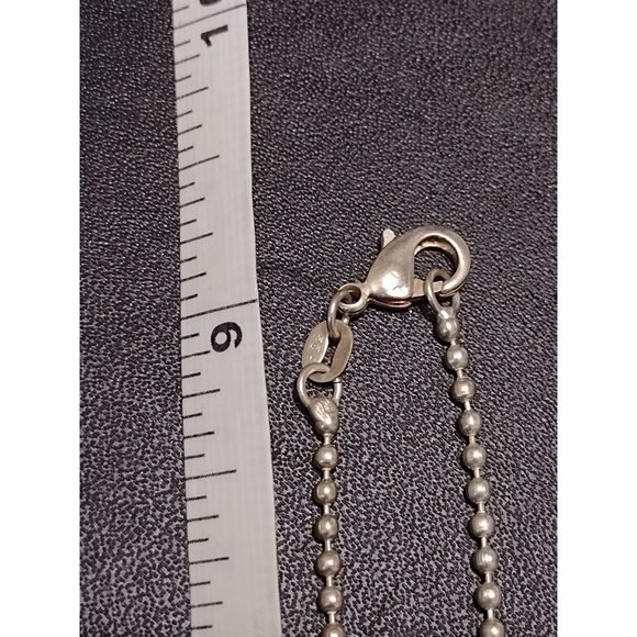 *Sale* Sterling silver green rhinestone turtle pendant necklace - Picture 4 of 11